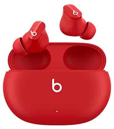 New Beats Studio Buds – True Wireless Noise Cancelling Earbuds – Compatible with Apple & Android, Built-in Microphone, IPX4 Rating, Sweat Resistant Earphones, Class 1 Bluetooth Headphones – Red