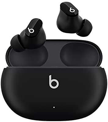 New Beats Studio Buds – True Wireless Noise Cancelling Earbuds – Compatible with Apple & Android, Built-in Microphone, IPX4 Rating, Sweat Resistant Earphones, Class 1 Bluetooth Headphones – Black
