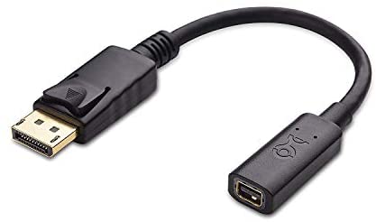 Cable Matters DisplayPort to Mini DisplayPort Adapter (DP to Mini DP) – 6 Inches