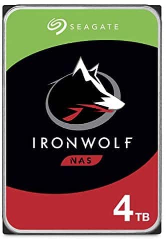 Seagate IronWolf 4TB NAS Internal Hard Drive HDD – CMR 3.5 Inch SATA 6Gb/s 5900 RPM 64MB Cache for RAID Network Attached Storage – Frustration Free Packaging (ST4000VN008)