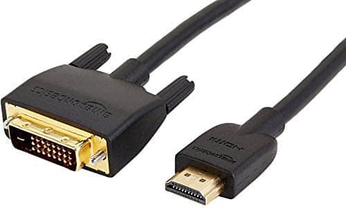 Amazon Basics HDMI to DVI Adapter Cable, Black, 10 Feet, 1-Pack