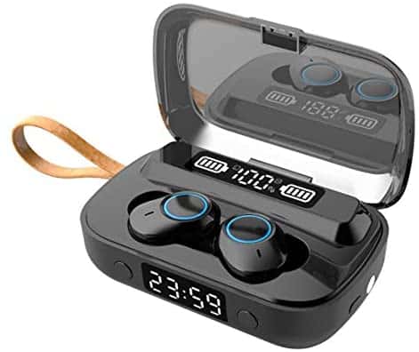 Wingfulrun Wireless Earbuds in-Ear Bluetooth 5.1 Earphones, USB Charging Case, IPX7 Waterproof Sport Headphones with Mic, Touch Control, Sports Earbuds for Gym, Home, Office