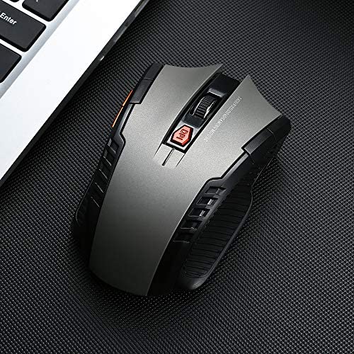 SENA World Wireless Mouse M2101 USB Receiver, Gaming Mouse, Office and Home Mice, for Windows PC, Laptop, Desktop (Gray)