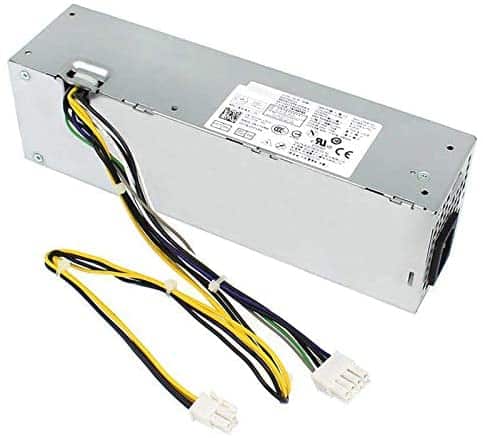 255W L255AS-00 PS-3261-2DF Replacement Power Supply Compatible with for Dell Optiplex 3020 7020 9020 Precision T1700 Small Form Factor (SFF) Systems Part Number: YH9D7 R7PPW NT1XP 3XRJ0 (White)