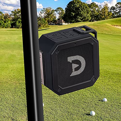 ACHIX Golf Bluetooth Speaker, Magnetic Portable Wireless Waterproof Speaker with Loud Stereo Sound and Bass Boost, Instantly Mounts to Golf Cart, 20 Hours play, TWS & SD Card Function