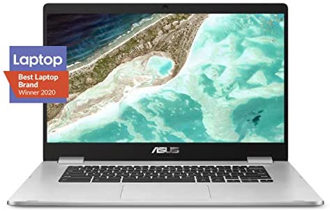 ASUS Chromebook C423 14.0″ 180 Degree HD NanoEdge Display, Intel Dual Core Celeron Processor, 4GB LPDDR4 RAM, 32GB Storage, Silver Color, C423NA-DH02