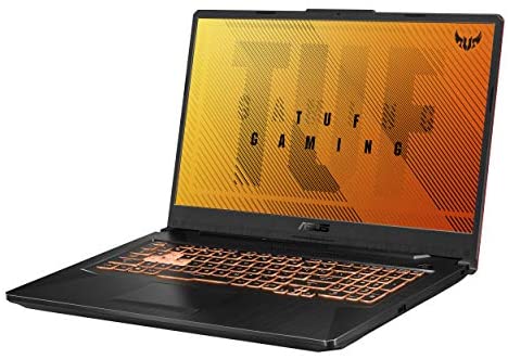 ASUS TUF Gaming F17 Gaming Laptop, 17.3” FHD IPS-Type Display, Intel Core i5-10300H, GeForce GTX 1650 Ti, 8GB DDR4, 512GB PCIe SSD, RGB Keyboard, Windows 10, Bonfire Black, FX706LI-RS53