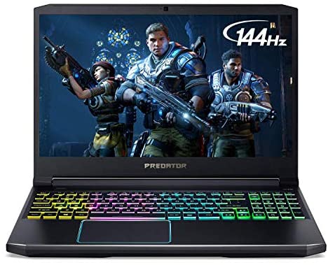 Acer Predator Helios 300 Gaming Laptop, Intel Core i7-9750H, GeForce GTX 1660 Ti, 15.6″ Full HD 144Hz Display, 3ms Response Time, 16GB DDR4, 512GB PCIe NVMe SSD, RGB Backlit Keyboard, PH315-52-710B