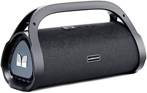 Bluetooth Speaker, Monster Adventurer Max Portable Wireless Bluetooth Speaker with 60W Stereo Sound, Active Extra Bass, IPX7 Waterproof, Wireless Stereo Pairing, 24H Playtime