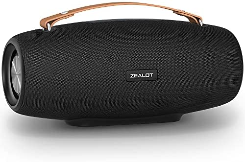 Bluetooth Speakers,ZEALOT 75W Portable Bluetooth Speakers Loud with BassUp Technology,IPX6 Waterproof Outdoor Speaker with 14,400MAh Power Bank,50H Playtime,EQ,Stereo,Party, Beach Wireless Speaker
