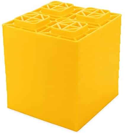 Camco 44510 Heavy Duty Leveling Blocks, Ideal for Leveling Single and Dual Wheels, Hydraulic Jacks, Tongue Jacks and Tandem Axles (10 Pack, Frustration-Free Packaging)