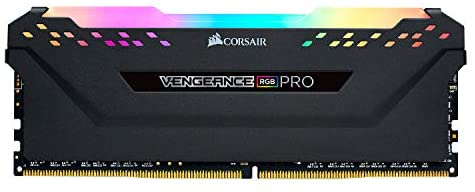Corsair Vengeance RGB PRO 16GB (2x8GB) DDR4 3200MHz C16 LED Desktop Memory – Black