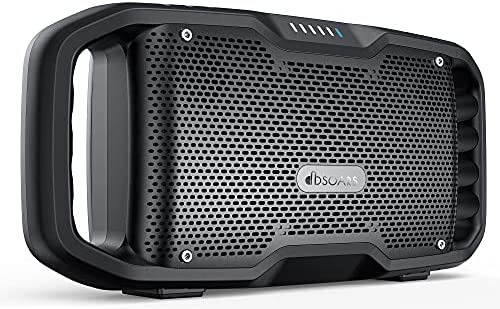 DBSOARS Portable Bluetooth Speaker, Patented Exclusive Bass, 50W(70W Peak) Waterproof Outdoor Wireless Speaker, Sync Up to 100+ Speakers, 30H Playtime with 10000mAh Power Bank, Outdoor Party Pool