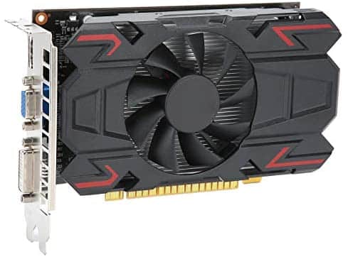 Desktop Computer Graphics Card, 128 Bit 4GB 650MHz Core Frequency DDR5 3D API DirectX 12 Computer Components, Gaming Graphics Cards, Low Consumption 1000MHz Video Memory Frequency Graphics Games Card