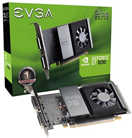 EVGA GeForce GT 1030 SC 2GB GDDR5 Single Slot Graphics Card 02G-P4-6338-KR
