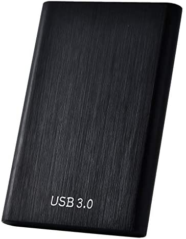 External Hard Drive, 1TB 2TB 4TB Portable Hard Drive External Type-C USB 3.0 for PC, Laptop and Mac(2TB Black)