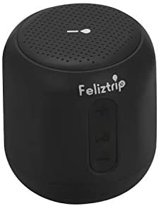 Feliztrip Portable Wireless Bluetooth Speakers with 8-Hour Playtime, 32-Foot Bluetooth Range, Enhanced Bass (Black)