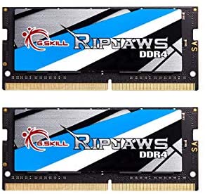 G.Skill Ripjaws SO-DIMM Series 16GB (2 x8 GB) 260-Pin PC4-21300 DDR4 2666 CL19-19-19-43 1.20V Dual Channel Laptop Memory Model F4-2666C19D-16GRS