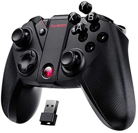 GameSir G4 Pro Wireless Switch Game Controller for PC/iOS/Android Phone, Dual Vibrators USB Mobile Gamepad for Apple TV Arcade MFi Games, Cloud Gaming Controller (Removable ABXY and Screenshot)