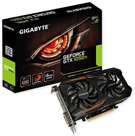 Gigabyte Geforce GTX 1050 Ti OC 4GB GDDR5 128 Bit PCI-E Graphic Card (GV-N105TOC-4GD)