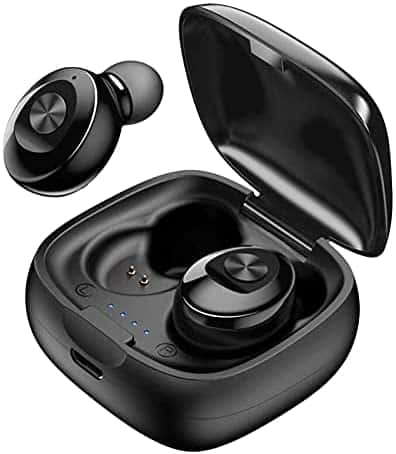 Gosuguu Wireless Earbuds, Bluetooth 5.0 Headphones IP8 Waterproof Earbuds, in Ear Headphones with Mic, Deep Bass 3D Stereo, Noise Canceling, Sports, Work Out, Easy Pairing