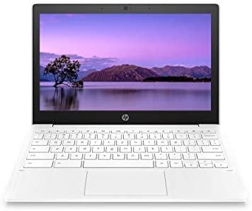 HP Chromebook 11-inch Laptop – Up to 15 Hour Battery Life – MediaTek – MT8183 – 4 GB RAM – 32 GB eMMC Storage – 11.6-inch HD Display – with Chrome OS – (11a-na0021nr, 2020 Model, Snow White)