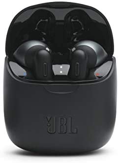 JBL Tune 225TWS True Wireless Earbud Headphones – JBL Pure Bass Sound, Bluetooth, 25H Battery, Dual Connect, Native Voice Assistant (Black)
