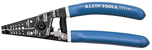 Klein Tools 11054 Wire Stripper and Cutter for 8-16 AWG Solid and 10-18 AWG Stranded Wire with Closing Lock