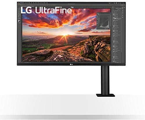 LG 32UN880-B 32″ UltraFine Display Ergo UHD 4K IPS Display with HDR 10 Compatibility and USB Type-C Connectivity, Black