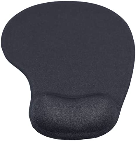Mousepad Ergonomic Gel Wrist Rest Support – Comfortable, Easy to Clean, Non-Slip PU Base, Pain Relief Large Black Mouse Pad for Computer Desktop, Laptop, Office, Home, Gaming – COMFePAD