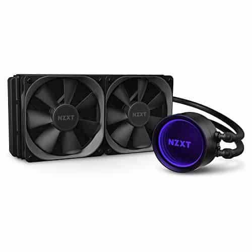 NZXT Kraken X53 240mm – RL-KRX53-01 – AIO RGB CPU Liquid Cooler – Rotating Infinity Mirror Design – Improved Pump – Powered By CAM V4 – RGB Connector – Aer P 120mm Radiator Fans (2 Included)
