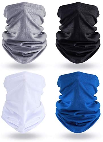 Norme Halloween Neck Gaiter Face Scarf Mask Breathable Face Balaclava Adult Face Cover Scarf for Women Men