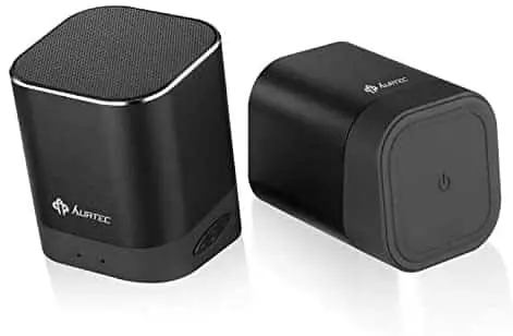 Portable Bluetooth Speaker 2021 Upgraded, AURTEC Dual Wireless Speakers with True Wireless Stereo Technology,Strong Bass and Powerful Volume, Bluetooth 4.2 for iPhone, Echo, Android and More
