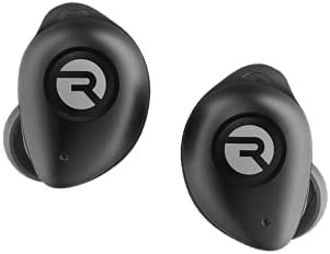 Raycon The Fitness Bluetooth True Wireless Earbuds with Built in Mic 54 Hours of Battery IPX7 Waterproof and Charging Case with Talk, Text, and Play Bluetooth 5.0 Portable Sport (Carbon Black)