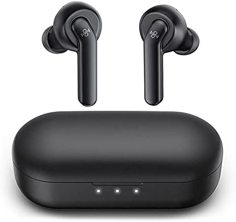True Wireless Earbuds, Active Noise Cancelling Headphones, Bluetooth 5.0 Earphones Built-in Mic, Touch Control, 30H Playtime, IPX8 Waterproof, USB-C Fast Charging Case