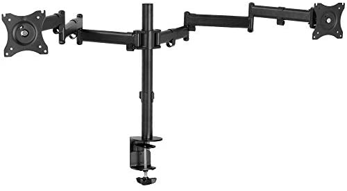VIVO Dual Ultra Wide 13 to 38 inch Computer Monitor Mount, Fully Adjustable VESA Stand for 2 Wide Screens, STAND-V038M
