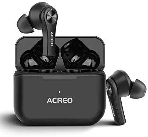 Wireless Earbuds, ACREO AirBuds,【2021 Launched】,Bluetooth TWS Earbuds with 24 Hours Playtime, More Compact Wireless Earbuds for Android and iPone,IPX7 Rating Waterproof Earbuds