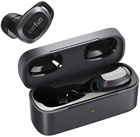 Wireless Earbuds Active Noise Cancelling, EarFun Free Pro 4 Mics Bluetooth 5.2 Earbuds with ANC Transparent Mode, 32H Play Time USB-C Wireless Charging,Touch Control, IPX5 Waterproof