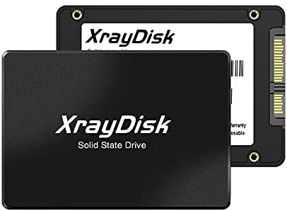 Xraydisk Sata3 1TB 3D NAND TLC 2.5 Inch SATA III Internal Solid State Drive SSD (Read Speed up to 540 MB/s) Compatible with Laptop & PC Desktop (1TB, Black)