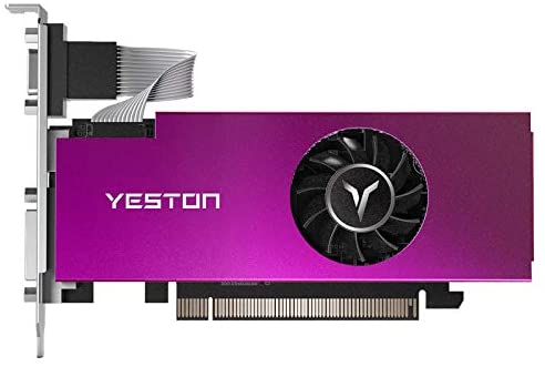 Yeston Radeon RX550 Gaming Graphics Cards, 4GB RAM GDDR5 128Bit 6000MHz VGA + HDMI + DVI-D GPU for PC