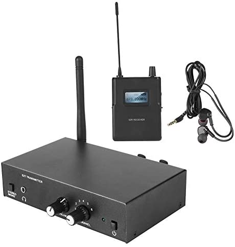 ciciglow Wireless in Ear Monitor System,for ANLEON S2 UHF Stereo Wireless Monitor System in-Ear System 670-680MHZ Suitable for Singers and Musicians