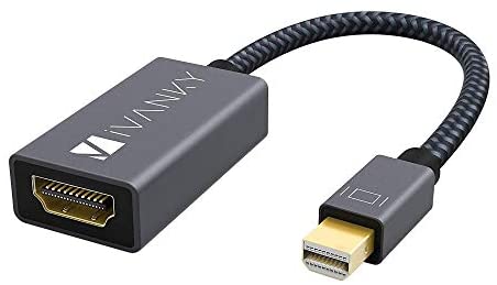 iVANKY Mini DisplayPort to HDMI Adapter, Grey, Mini DP to HDMI Adapter