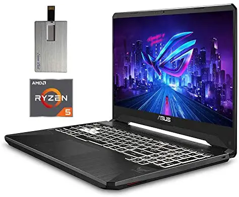 2021 ASUS TUF 15.6″ FHD LCD Gaming Laptop Computer, AMD Ryzen 5-3550H, Backlit Keyboard, GeForce GTX 1650 Graphics, DTS Audio, Webcam, Win 10, Black, Parent (8GB RAM | 256GB SSD)
