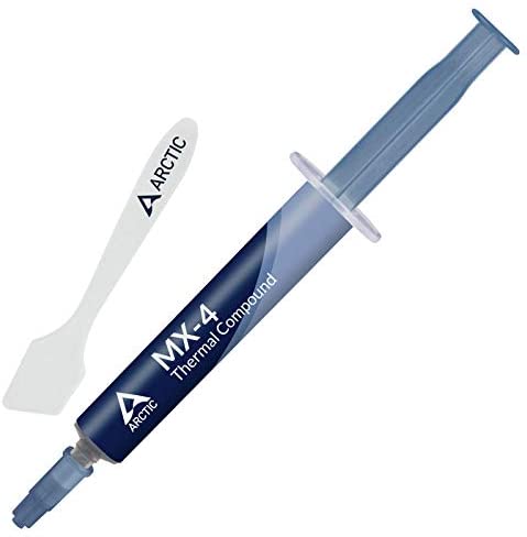 ARCTIC MX-4 (incl. Spatula, 4 Grams) – Thermal Compound Paste, Carbon Based High Performance, Heatsink Paste, Thermal Compound CPU for All Coolers, Thermal Interface Material