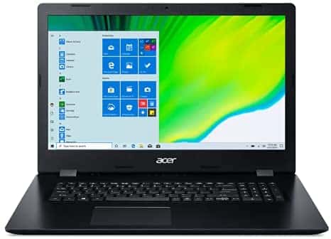 Acer Aspire 3 Slim 17.3″ HD+ Laptop , 10th Gen Intel Core i5-1035G1 (Beats i7-7500U) Up to 3.6GHz, Intel UHD Graphics, Wi-Fi, DVD-Writer, HDMI, Windows 10, WOOV 32GB Micro SD Card (12G+512 SSD+1T HDD)
