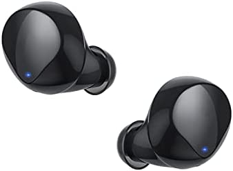Bluetooth Earbuds, Wireless Earbuds with 4 Mics Lightweight Earphones, IPX7 Waterproof in-Ear Headphones Single/Twin Mode, 36 Hours Playtime, Black
