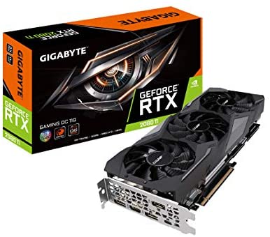 GIGABYTE GeForce RTX 2080 Ti Gaming OC 11GB Graphic Cards GV-N208TGAMING OC-11GC (Renewed)