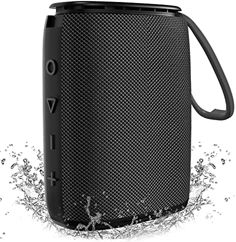 IPX7 Waterproof Bluetooth Speaker, Hadisala H3 Portable Wireless Speaker Bluetooth 5.0 with Rich Bass HD Stereo Sound 15H Playtime USB-C Charge, Shower Speaker TWS Pairing for Home, Outdoors, Travel