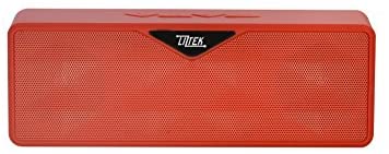Liztek Ultra-Portable Wireless Bluetooth Speaker,Powerful Sound with build in Microphone, Works for Iphone, Ipad Mini, Ipad 4/3/2, Itouch, Blackberry, Nexus, Samsung and other Smart Phones and Mp3 Players (Red)