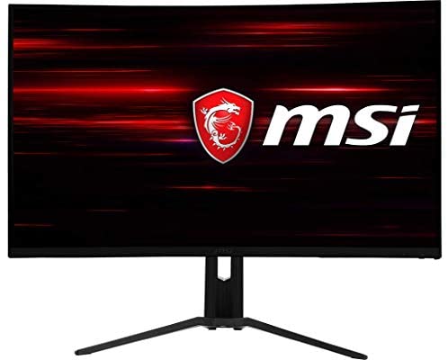 MSI 32″ Full HD RGB LED Non-Glare Super Narrow Bezel 1ms 2560 x 1440 144Hz Refresh Rate Free Sync Height Adjustable Curved Gaming Monitor (Optix MAG321CQR),Black